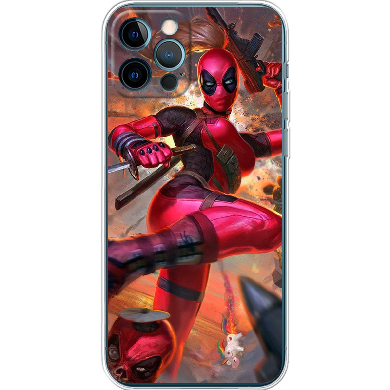 Чехол BoxFace Apple iPhone 12 Pro Woman Deadpool