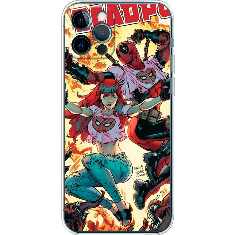 Чехол BoxFace Apple iPhone 12 Pro Deadpool and Mary Jane