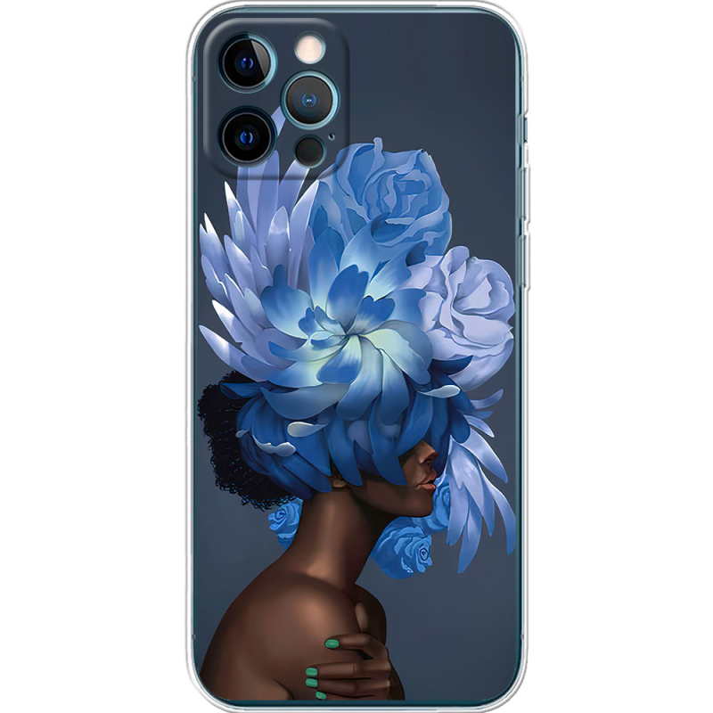 Чехол BoxFace Apple iPhone 12 Pro Exquisite Blue Flowers