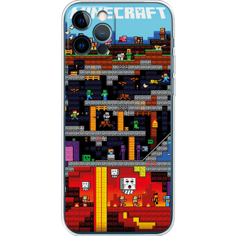 Чехол BoxFace Apple iPhone 12 Pro Minecraft Lode Runner