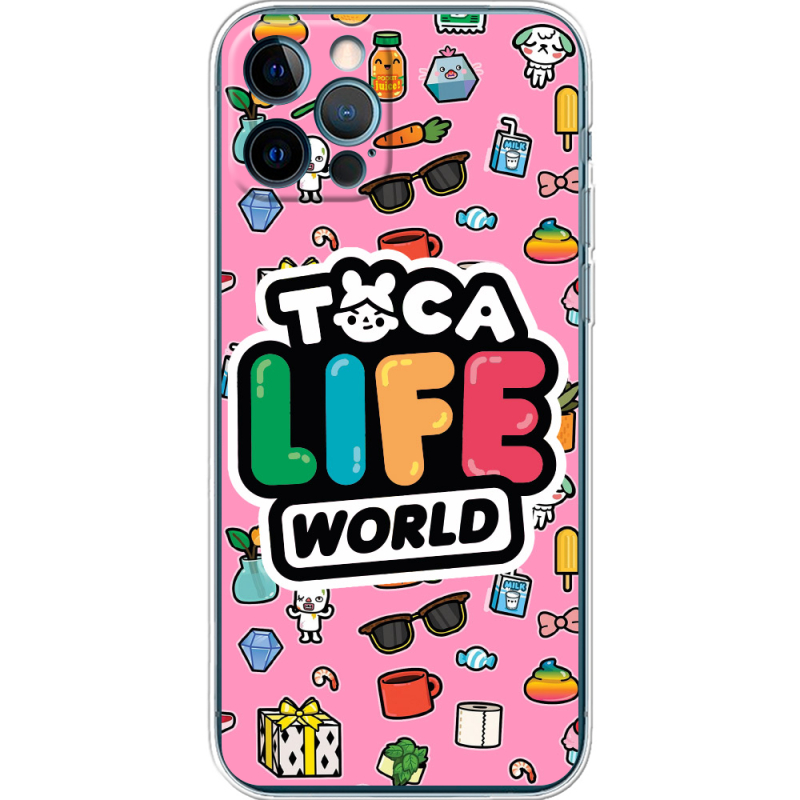 Чехол BoxFace Apple iPhone 12 Pro Toca Boca Life World