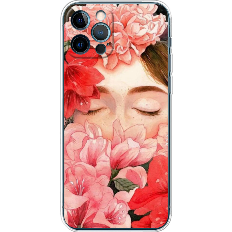 Чехол BoxFace Apple iPhone 12 Pro Girl in Flowers