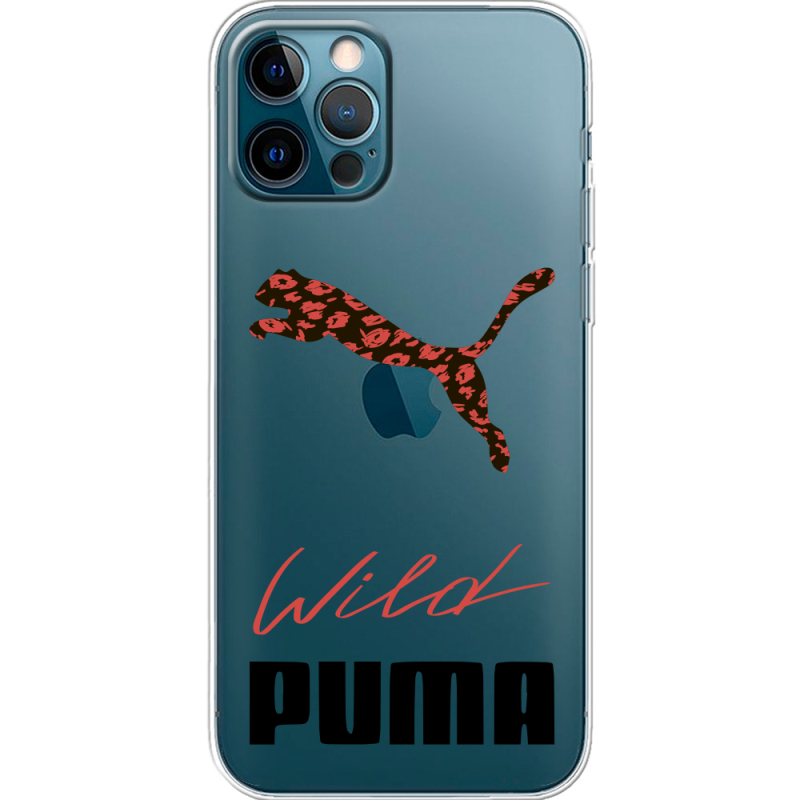 Прозрачный чехол BoxFace Apple iPhone 12 Pro Wild Cat