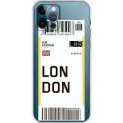 Прозрачный чехол BoxFace Apple iPhone 12 Pro Ticket London