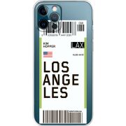 Прозрачный чехол BoxFace Apple iPhone 12 Pro Ticket Los Angeles