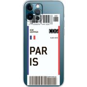 Прозрачный чехол BoxFace Apple iPhone 12 Pro Ticket Paris