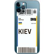 Прозрачный чехол BoxFace Apple iPhone 12 Pro Ticket Kiev