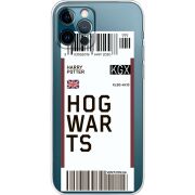 Прозрачный чехол BoxFace Apple iPhone 12 Pro Ticket Hogwarts