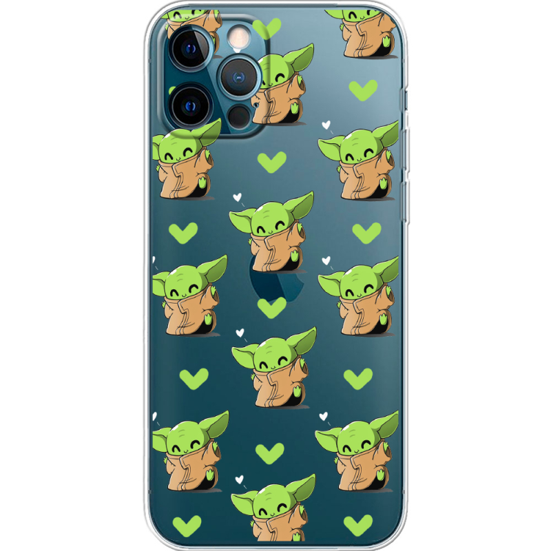 Прозрачный чехол BoxFace Apple iPhone 12 Pro Pattern Baby Yoda