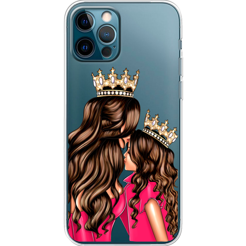 Прозрачный чехол BoxFace Apple iPhone 12 Pro Queen and Princess