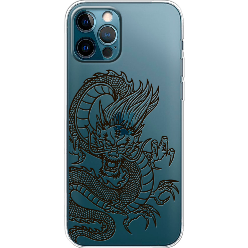 Прозрачный чехол BoxFace Apple iPhone 12 Pro Chinese Dragon