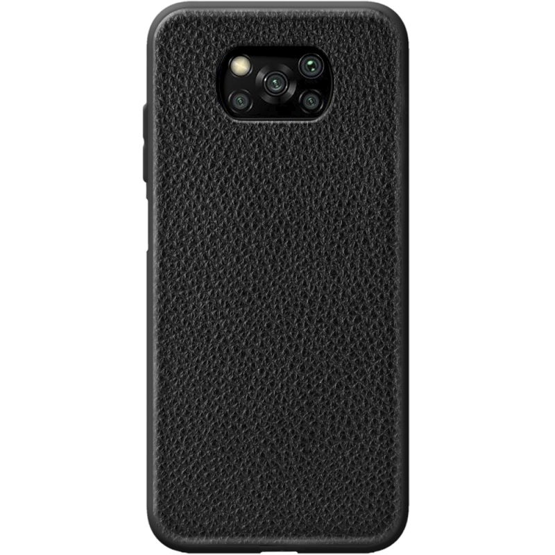 Кожаный чехол Boxface Poco X3 / X3 Pro Flotar Black