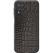 Кожаный чехол Boxface Samsung Galaxy A22 (A225) Crocodile Black