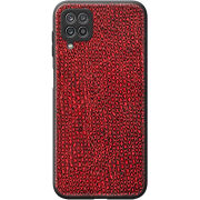 Кожаный чехол Boxface Samsung Galaxy A22 (A225) Snake Red