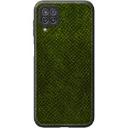 Кожаный чехол Boxface Samsung Galaxy A22 (A225) Snake Forest Green
