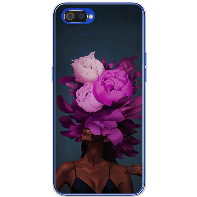 Чехол BoxFace Realme C2 Exquisite Purple Flowers