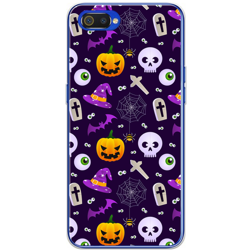 Чехол BoxFace Realme C2 Halloween Purple Mood