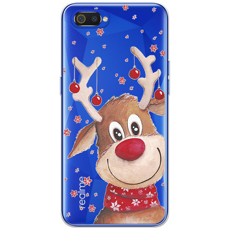 Прозрачный чехол BoxFace Realme C2 Winter Deer