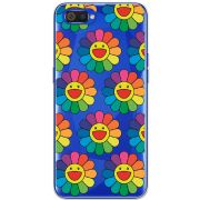 Прозрачный чехол BoxFace Realme C2 Hippie Flowers