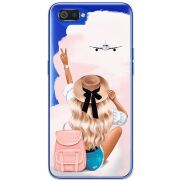 Прозрачный чехол BoxFace Realme C2 Travel Girl