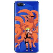 Прозрачный чехол BoxFace Realme C2 Naruto and Kurama