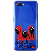 Прозрачный чехол BoxFace Realme C2 siquid game люди в красном