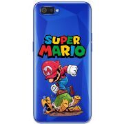 Прозрачный чехол BoxFace Realme C2 Super Mario