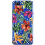 Прозрачный чехол BoxFace Realme C2 Tropical Flowers