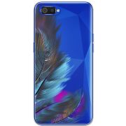 Прозрачный чехол BoxFace Realme C2 Feathers