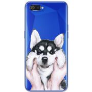 Прозрачный чехол BoxFace Realme C2 Husky