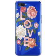 Чехол со стразами Realme C2 Love