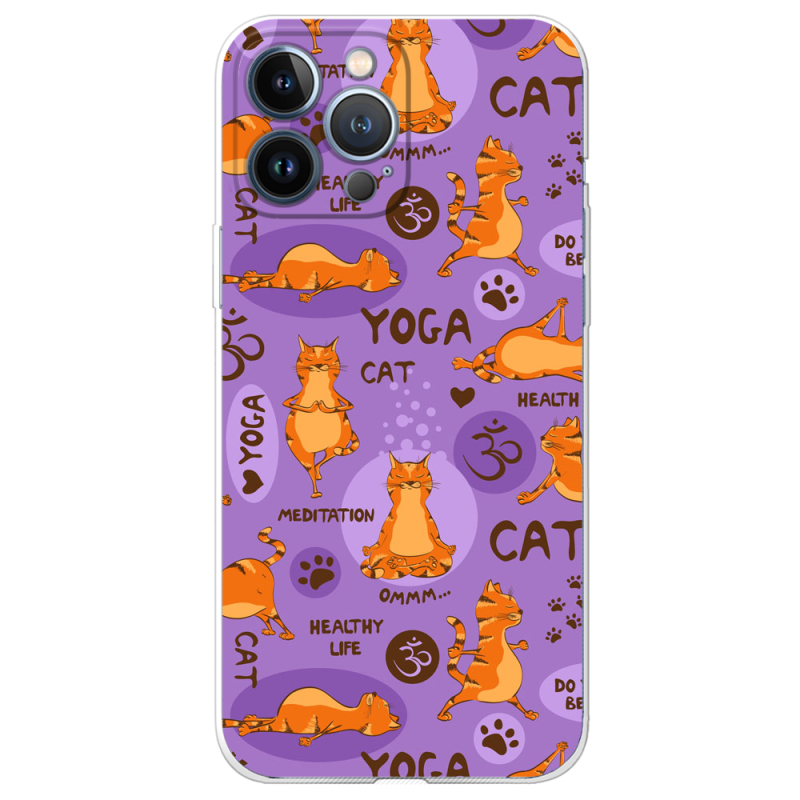 Чехол BoxFace Apple iPhone 13 Pro Max Yoga Cat