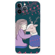 Чехол BoxFace Apple iPhone 13 Pro Max Girl and deer