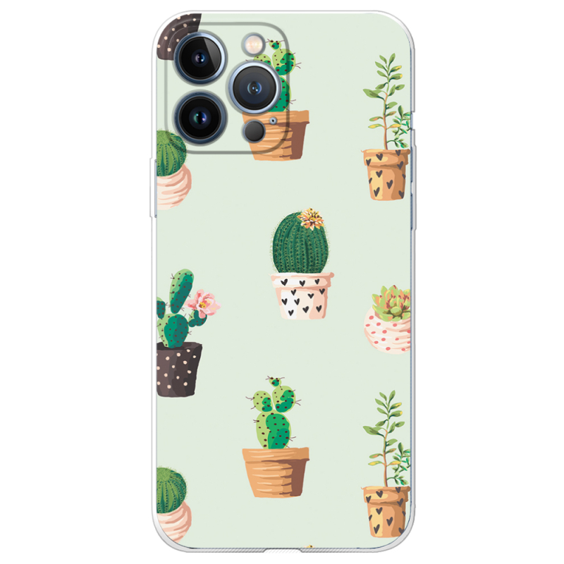 Чехол BoxFace Apple iPhone 13 Pro Max L-green Cacti