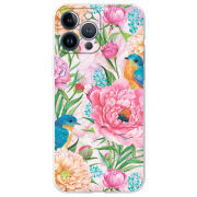 Чехол BoxFace Apple iPhone 13 Pro Max Birds in Flowers