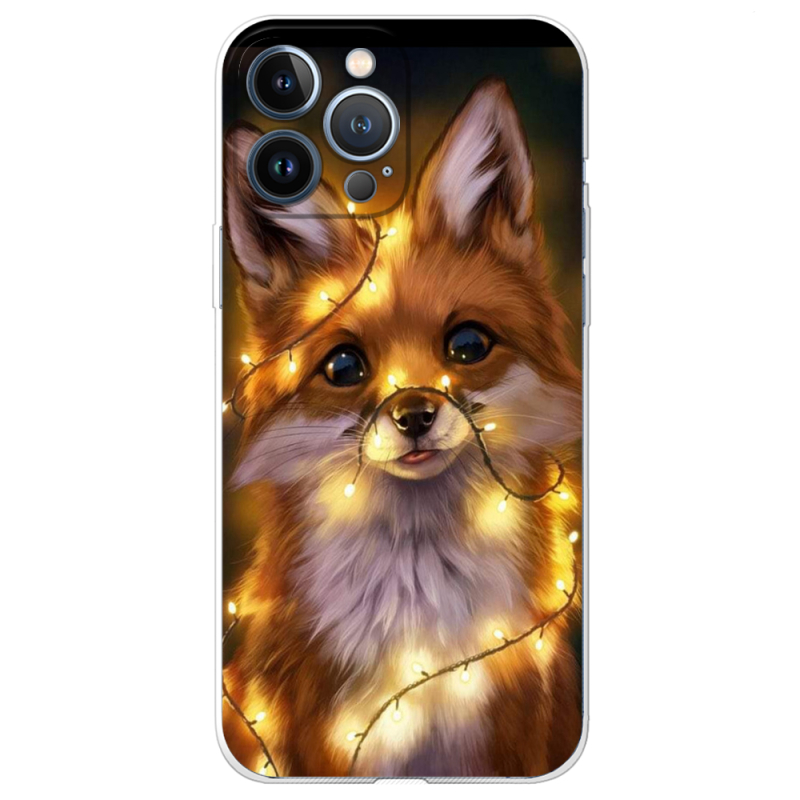 Чехол BoxFace Apple iPhone 13 Pro Max Рождественская лиса