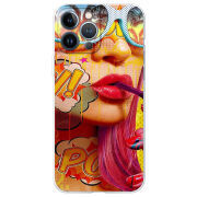 Чехол BoxFace Apple iPhone 13 Pro Max Yellow Girl Pop Art