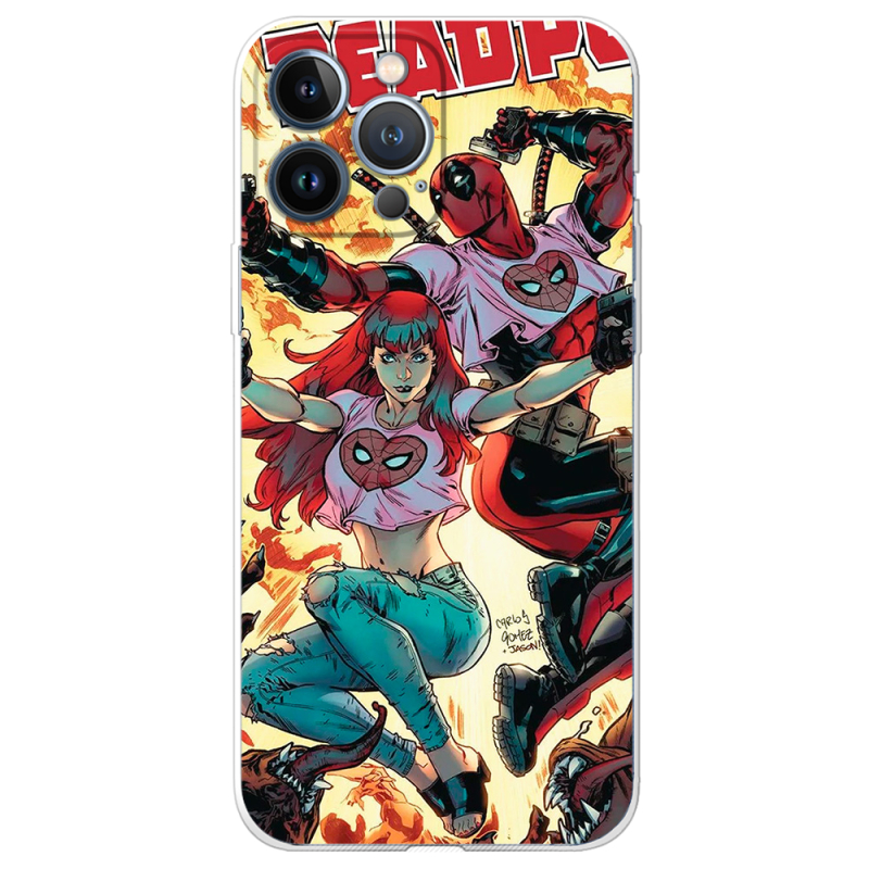 Чехол BoxFace Apple iPhone 13 Pro Max Deadpool and Mary Jane