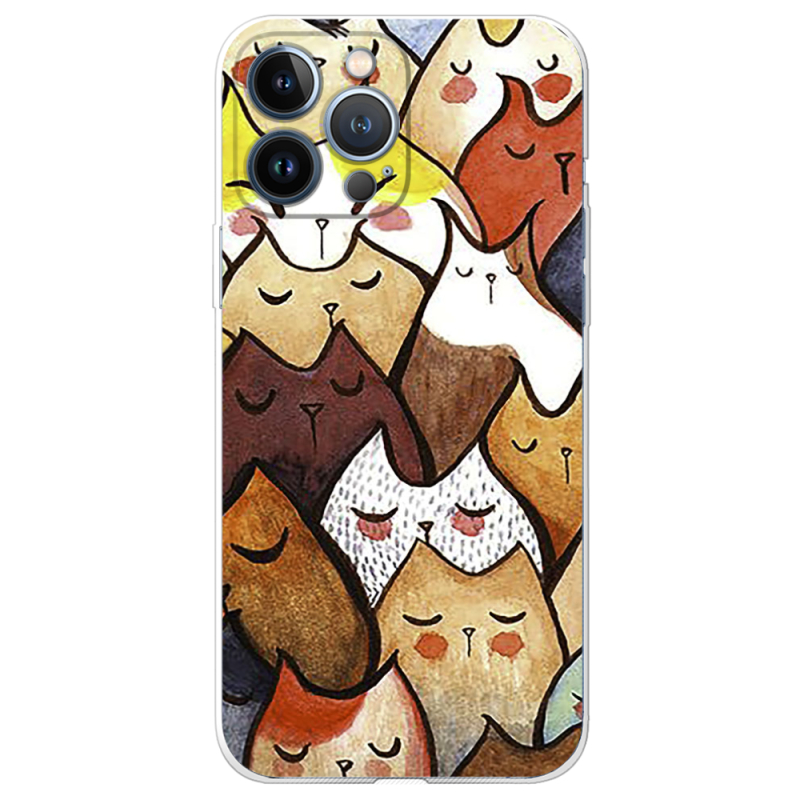 Чехол BoxFace Apple iPhone 13 Pro Max Sleepy Cats