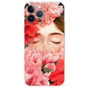 Чехол BoxFace Apple iPhone 13 Pro Max Girl in Flowers