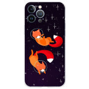 Чехол BoxFace Apple iPhone 13 Pro Max Fox-Astronauts