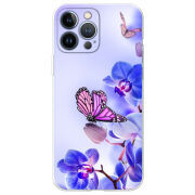 Чехол BoxFace Apple iPhone 13 Pro Max Orchids and Butterflies