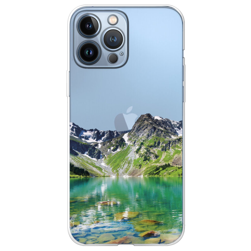Прозрачный чехол BoxFace Apple iPhone 13 Pro Max Green Mountain