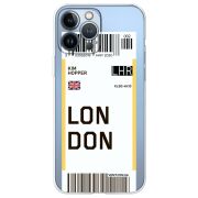 Прозрачный чехол BoxFace Apple iPhone 13 Pro Max Ticket London