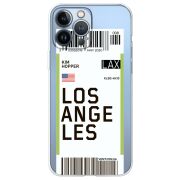 Прозрачный чехол BoxFace Apple iPhone 13 Pro Max Ticket Los Angeles