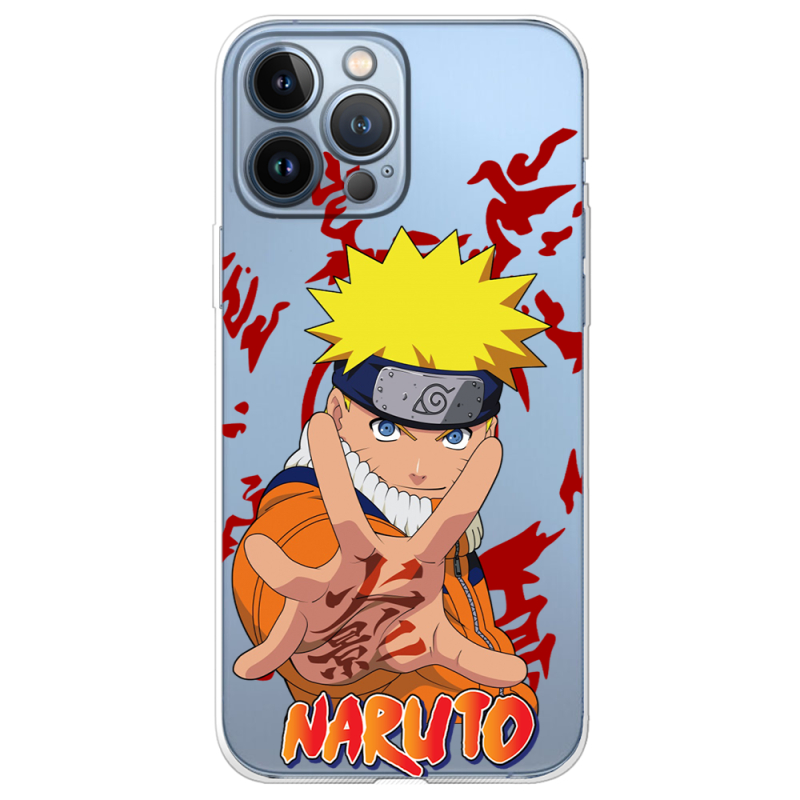 Прозрачный чехол BoxFace Apple iPhone 13 Pro Max Naruto