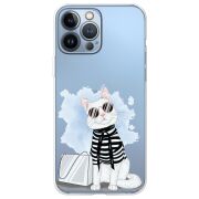 Прозрачный чехол BoxFace Apple iPhone 13 Pro Max Cat Style