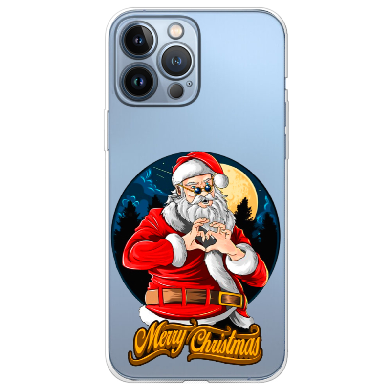 Прозрачный чехол BoxFace Apple iPhone 13 Pro Max Cool Santa