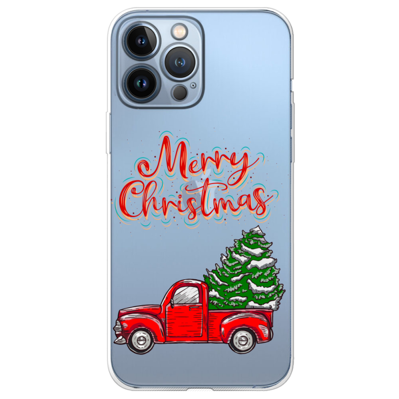 Прозрачный чехол BoxFace Apple iPhone 13 Pro Max Holiday Car