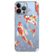 Прозрачный чехол BoxFace Apple iPhone 13 Pro Max Japanese Koi Fish
